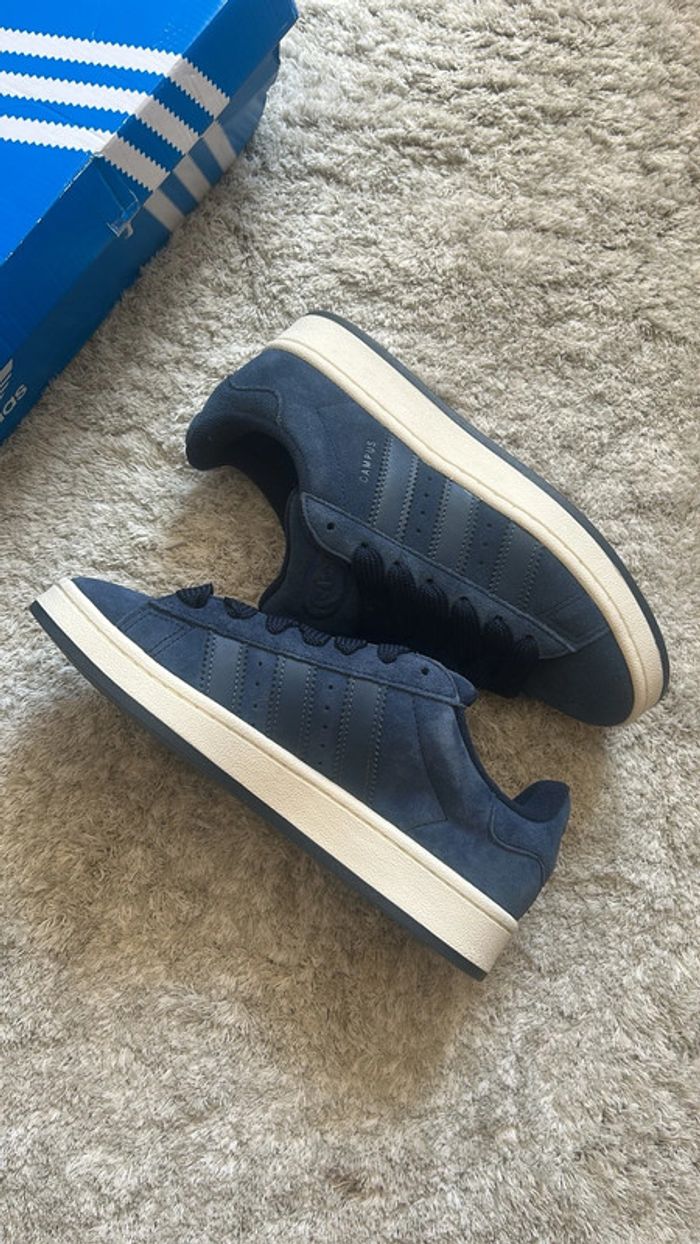 Adidas Campus 00s – Marine Blue White / Bleu Marine Blanc – Taille 40⅔ - photo numéro 2