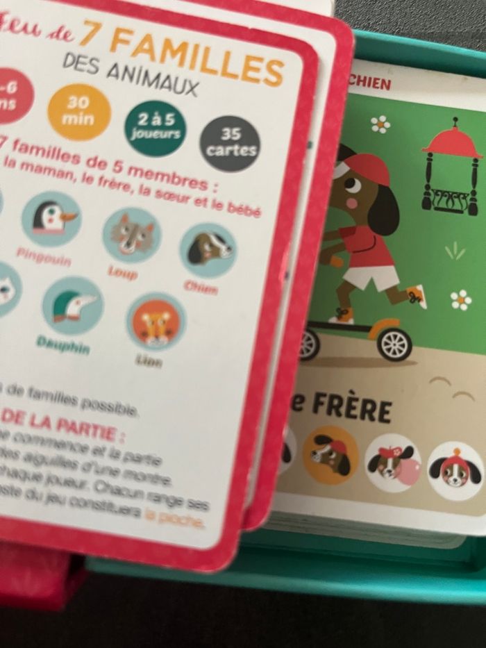 Jeu 7 familles animaux auzou - photo numéro 3