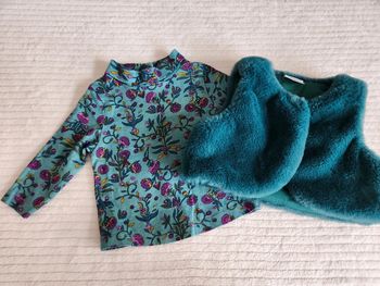 T-shirt et gilet doux