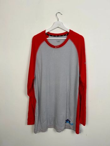 T-shirt Nike Gris/Rouge Homme XXXL | Très Bon État | Casual Sportwear | TN34