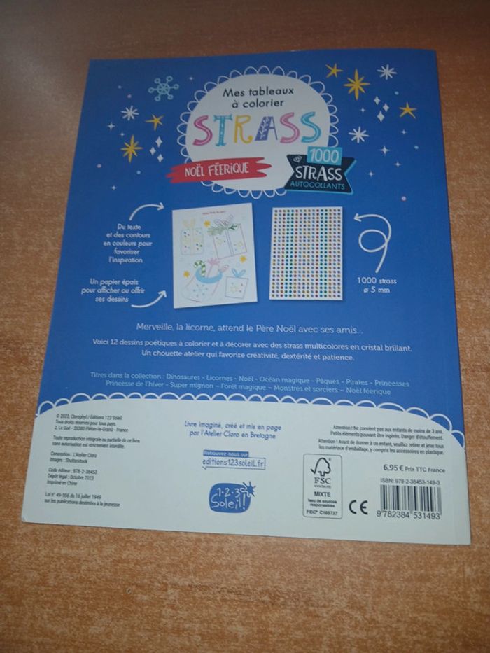 Mes tableaux à colorier Noël féerique - photo numéro 2