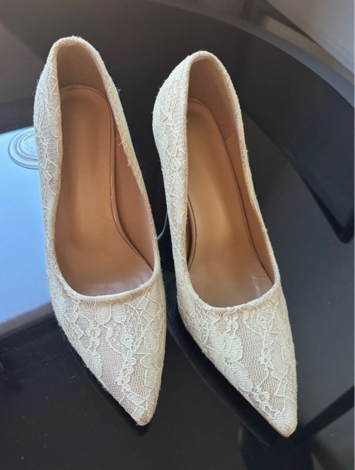 Escarpin dentelle - photo numéro 2