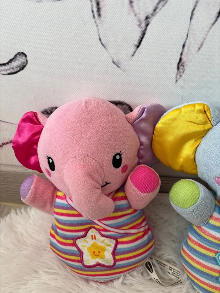 Lot de 2 éléphanteau dodo Vtech - photo numéro 2