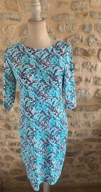 Robe Saint James Anti-UV  Blanche, Bleu et Bleu Marine T40