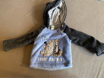 Pull capuche sweat bébé unisexe garçon ou fille 12 mois