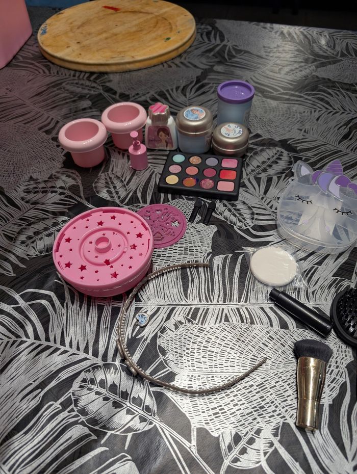 Coiffeuse smoby avec accessoires unique + carton - photo numéro 9