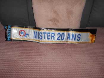 Echarpe Mister 20 ans neuve