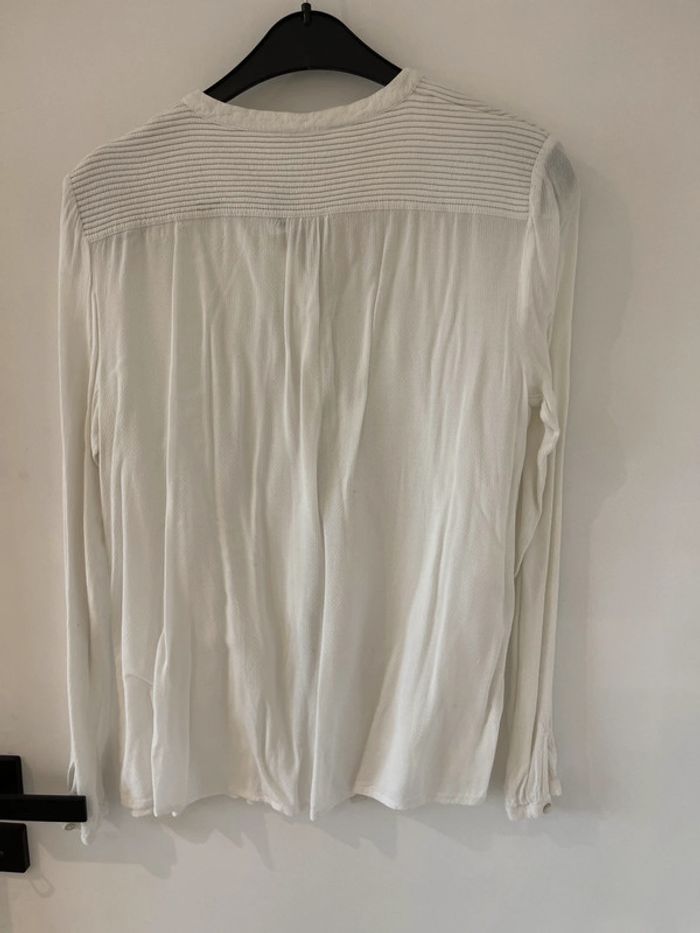 Blouse chemise Promod écru en tbe taille 38 - photo numéro 3