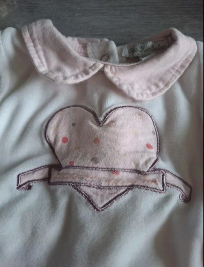 Pyjama velours 9 mois TBE - photo numéro 4