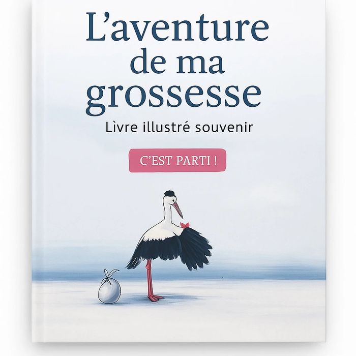 L’aventure de ma grossesse – Livre illustré souvenir