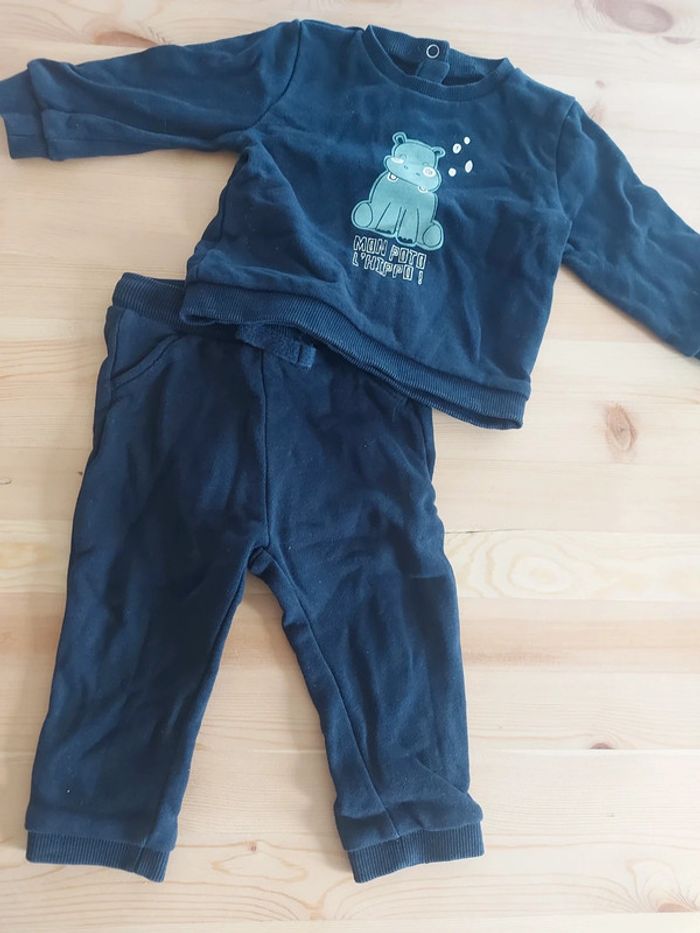 Ensemble jogging Hippopotame 9 mois