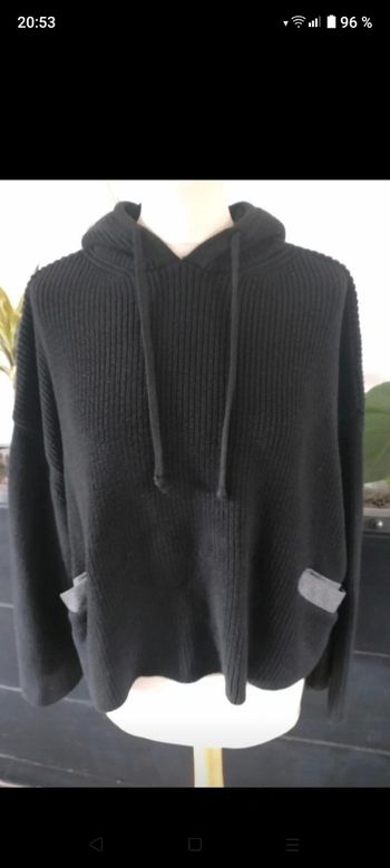 Pull oversize avec capuche Zara