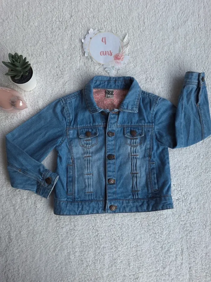 Veste jeans bleue
