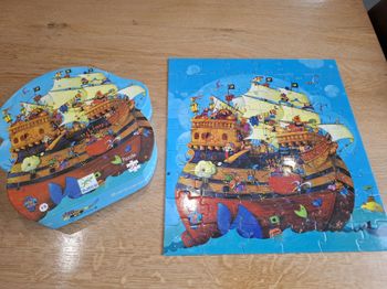 Puzzle djeco le bateau de barberousse