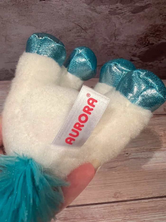 Licorne bleue peluche 18cm - photo numéro 5