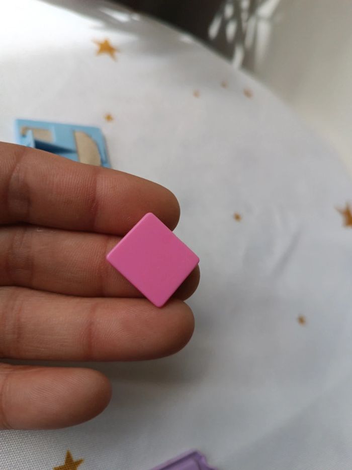 Cadre photo picture barbie mattel vintage bleu blue violet purple rose pink poupée doll mannequin - photo numéro 7