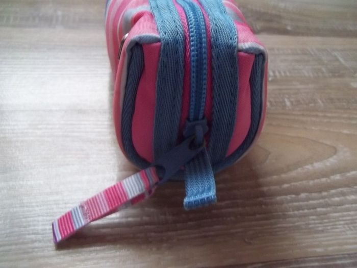 Trousse rose rayée Diddl - photo numéro 7