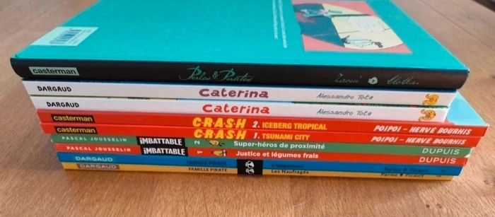 Lot 9 bd super héros et pirates : Imbattable, Crash, Famille pirate, perles et pirates, Caterina - photo numéro 7