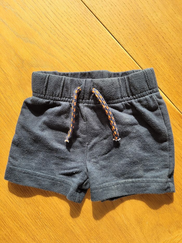 Lot 3 shorts bleus  souples en cotons - photo numéro 3