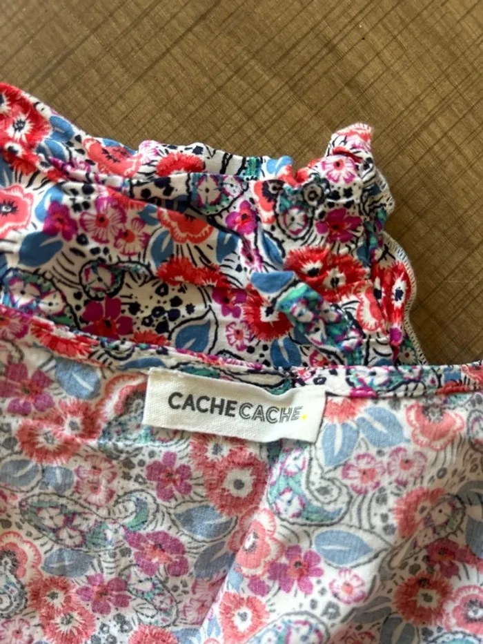 Robe femme à motif fleuri, cache cache taille 34 - photo numéro 4