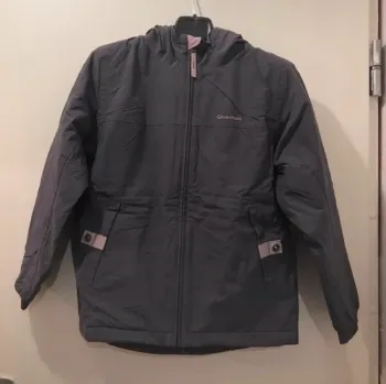 Veste fille quechua manches longues à capuche taille 12ans