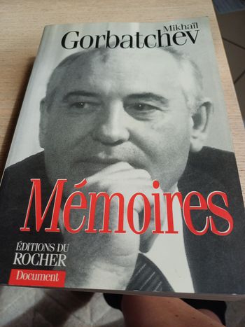 Livre Mémoires de Mikhail Gorbatchev