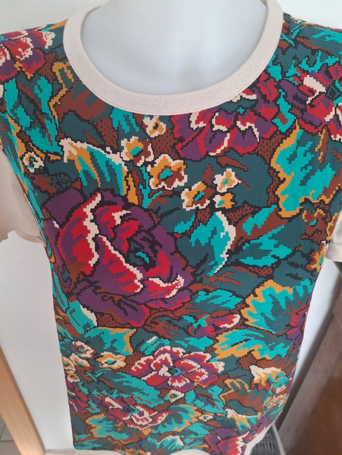 Pull manches courte " Eric Bompard "T XL cachemire et soie Superbe et rare - photo numéro 4
