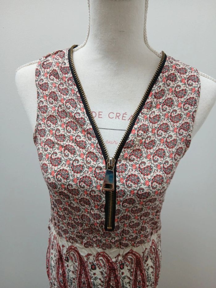 Robe rose et blanche courte taille 34/36 - photo numéro 5