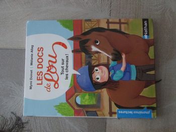 Livre Les docs de Lou Tout sur les chevaux niveau 3