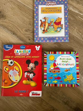 Lot livre couleur et forme