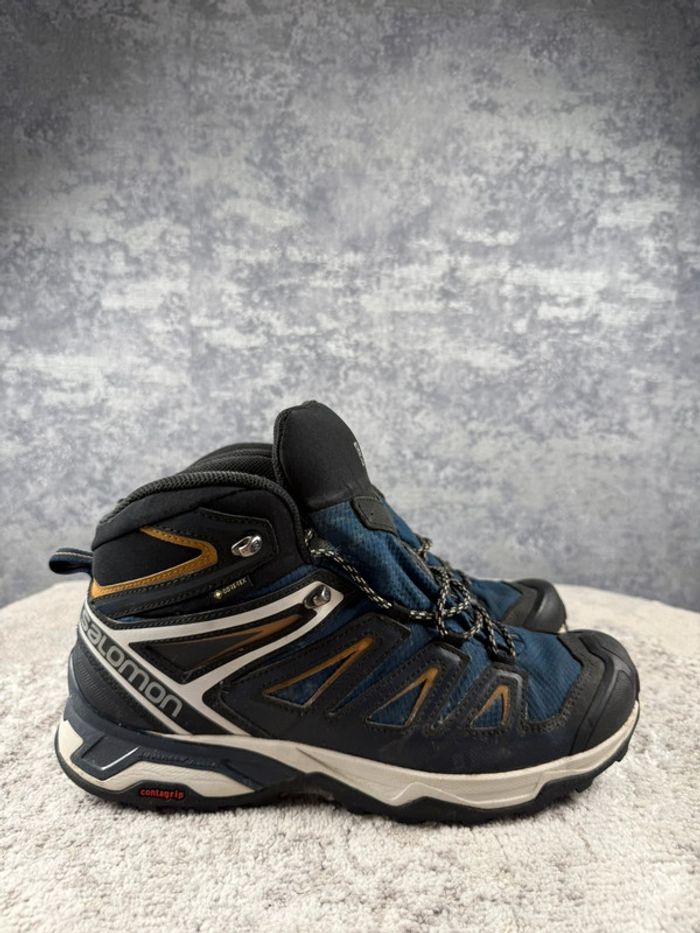Salomon X Ultra 3 Boots Gore-Tex - Blue & Black & Brown - photo numéro 3