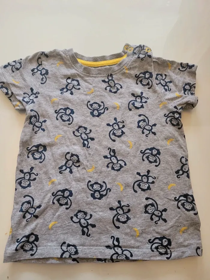 Tee shirt manches courtes 12/24 mois