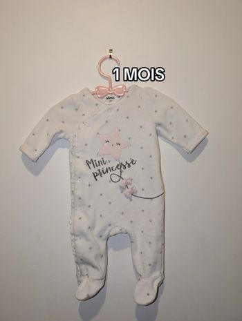 Pyjamas 1 mois