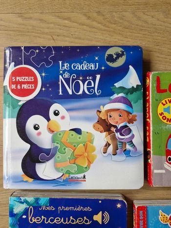 Lot de livres sonores et livre puzzle