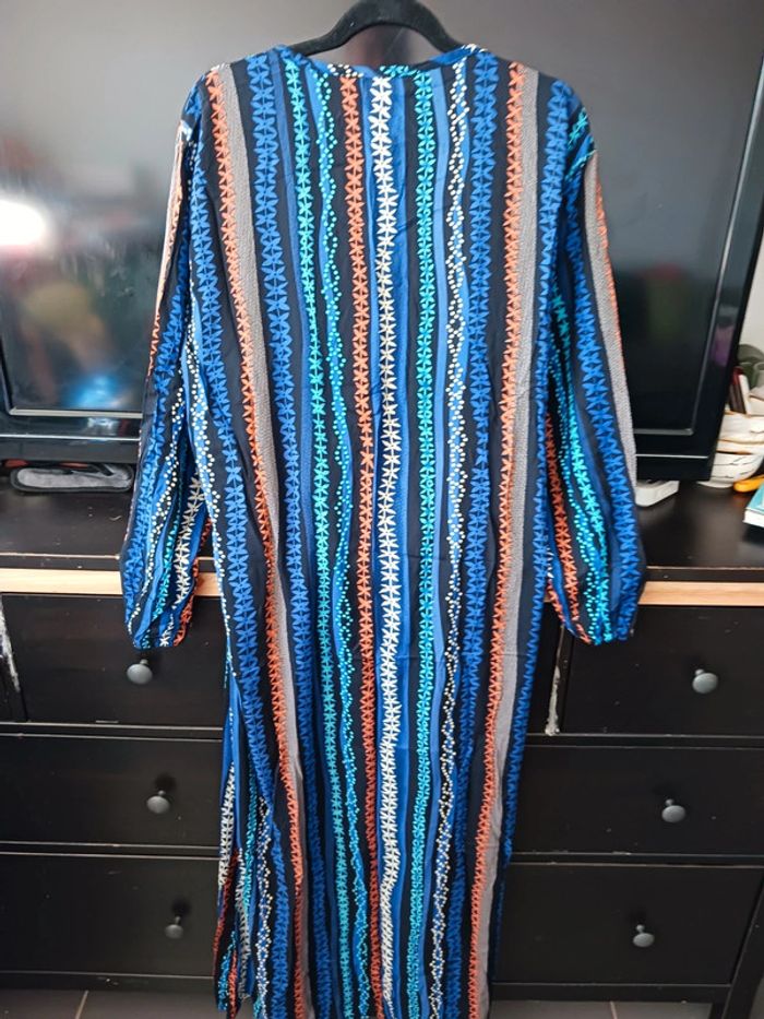 Robe bleue fluide et légère TailleL40 - photo numéro 5