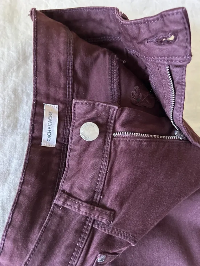 Pantalon skinny marron - photo numéro 2