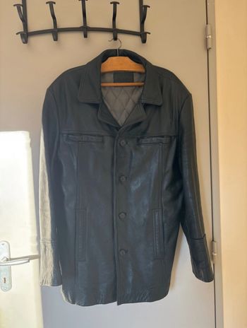 Manteau cuire homme