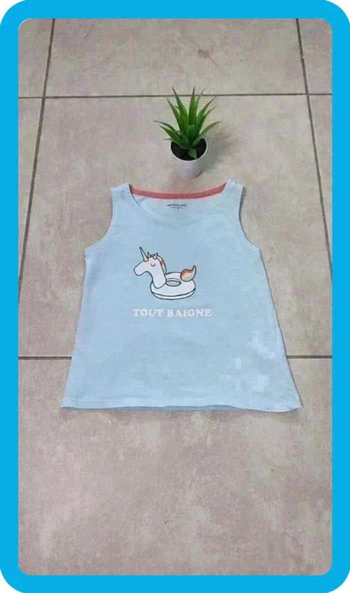 Adorable débardeur licorne pour petite fille - 3 ans - Vertbaudet - Très bon état