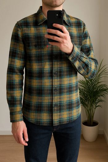 Veste Chemise à carreaux modèle Jackson Worker taille XS homme - Levi’s