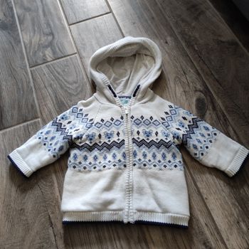 Veste moumoute Obaïbi 9 mois neuve