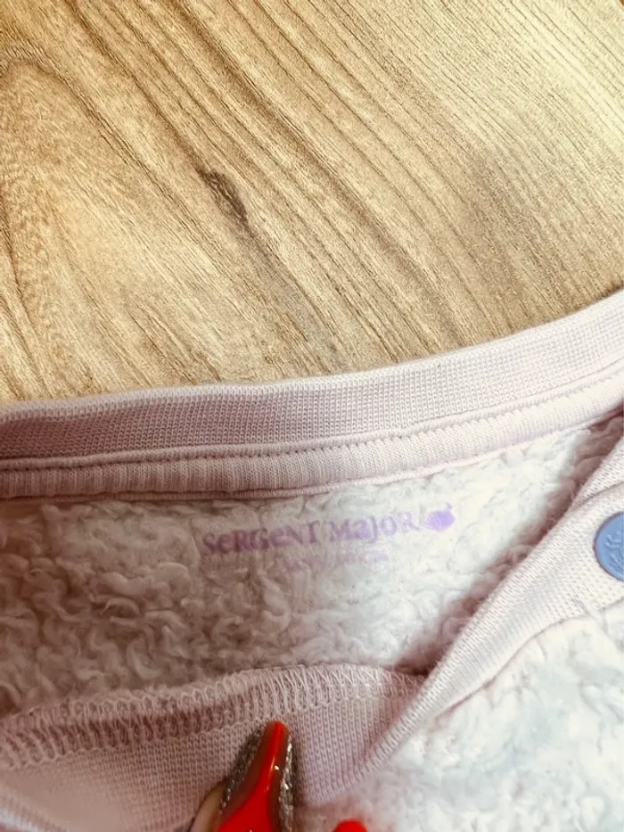 Taille 3 ans pyjama 2 pièces fille Sergent Major rose pâle * piloupilou * 🩷 - photo numéro 4