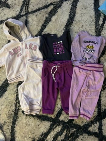 Trois ensemble bébé fille