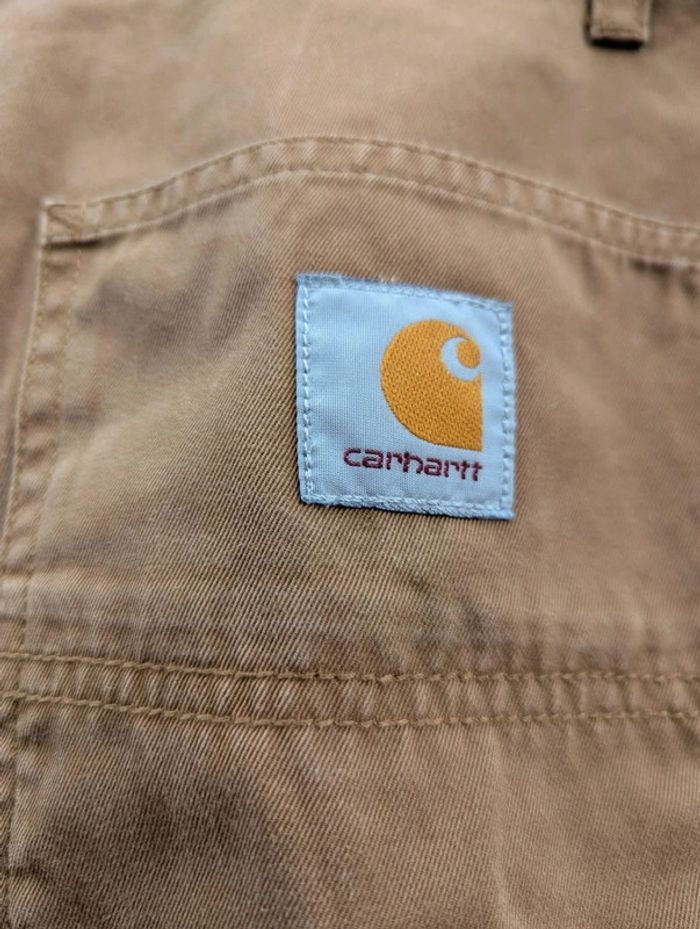 Pantalon en toile Carhartt camel taille 30 * 34 - photo numéro 7