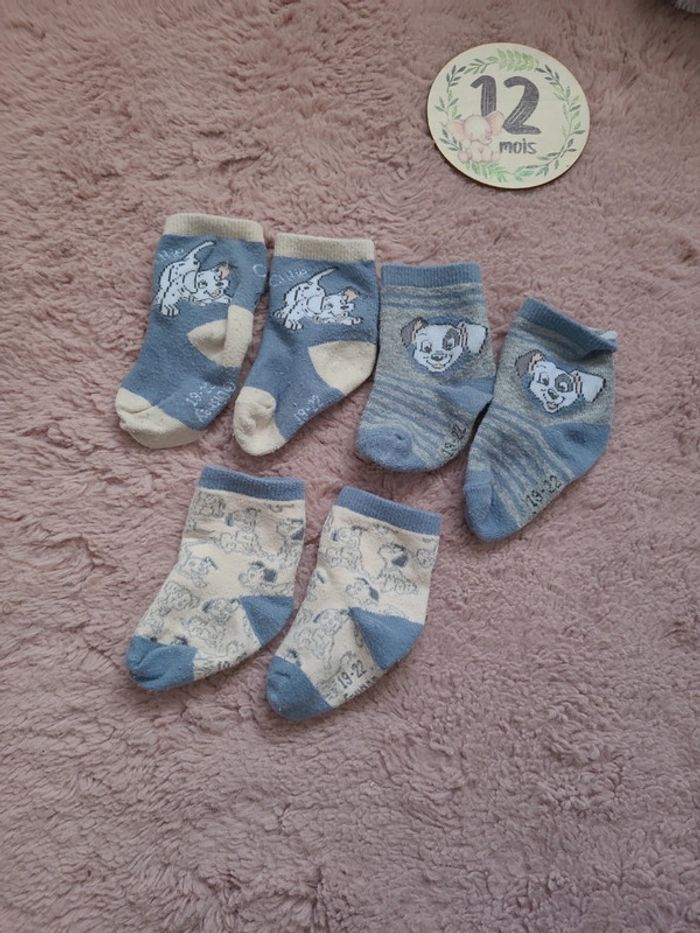 3 paires de chaussettes