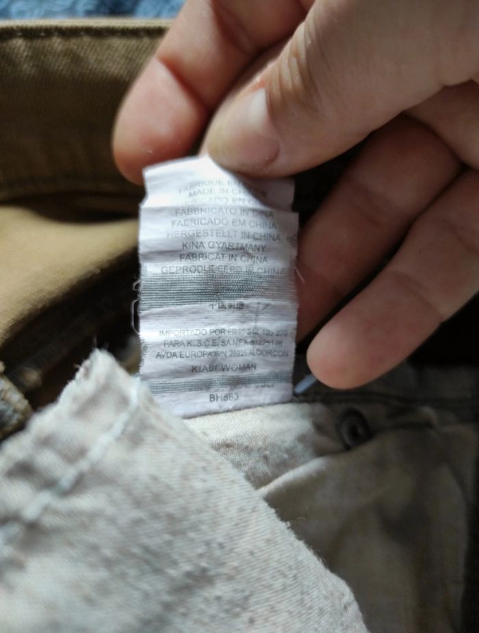 Pantalon droit marron clair jaune moutarde vraies poches - photo numéro 5
