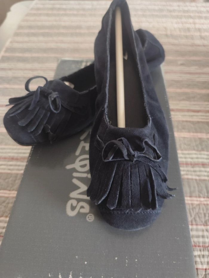 Mocassins cuir Reqins neufs