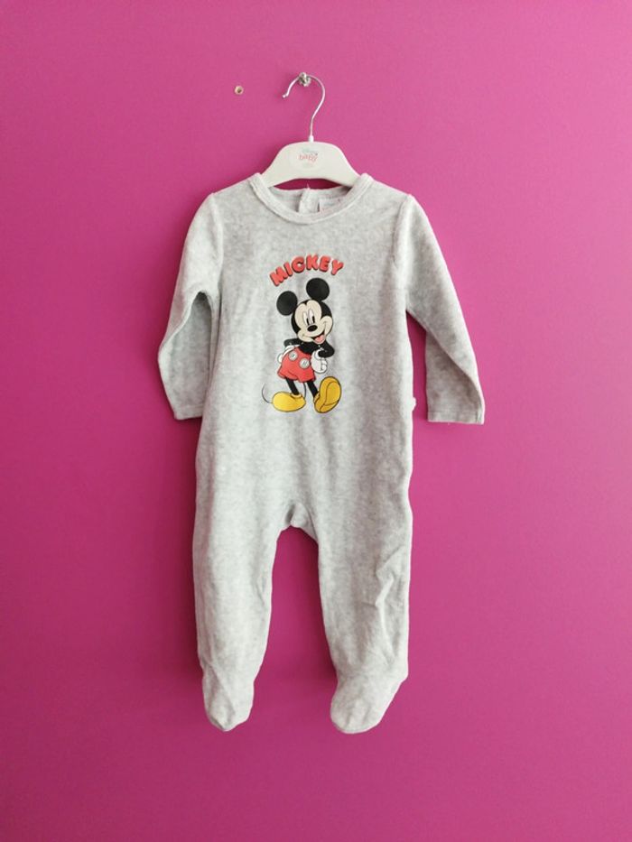 Pyjama garçon mickey Disney taille 9 mois b1
