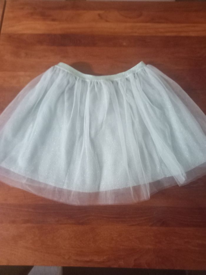 Jupe fille 12 ans paillete marque kiabi couleur bleu ciel tres bonne etat - photo numéro 2