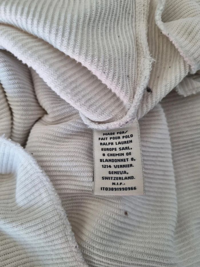 Polo manches longues Ralph Lauren crème/beige, S Femmes - photo numéro 7