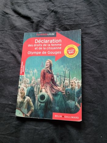 Déclaration des droits de la femme et de la citoyenne Olympe de Gouges Classico lycee